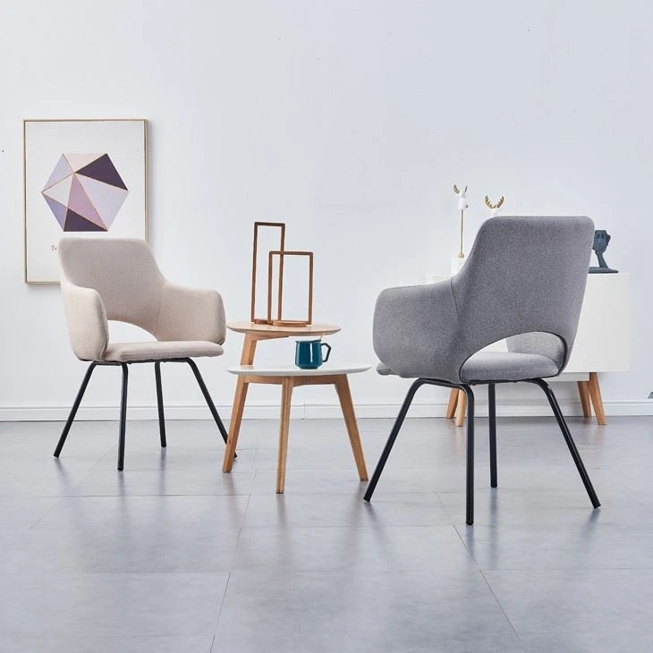 Contemporary Metal Dining Chair hbsinostar 3